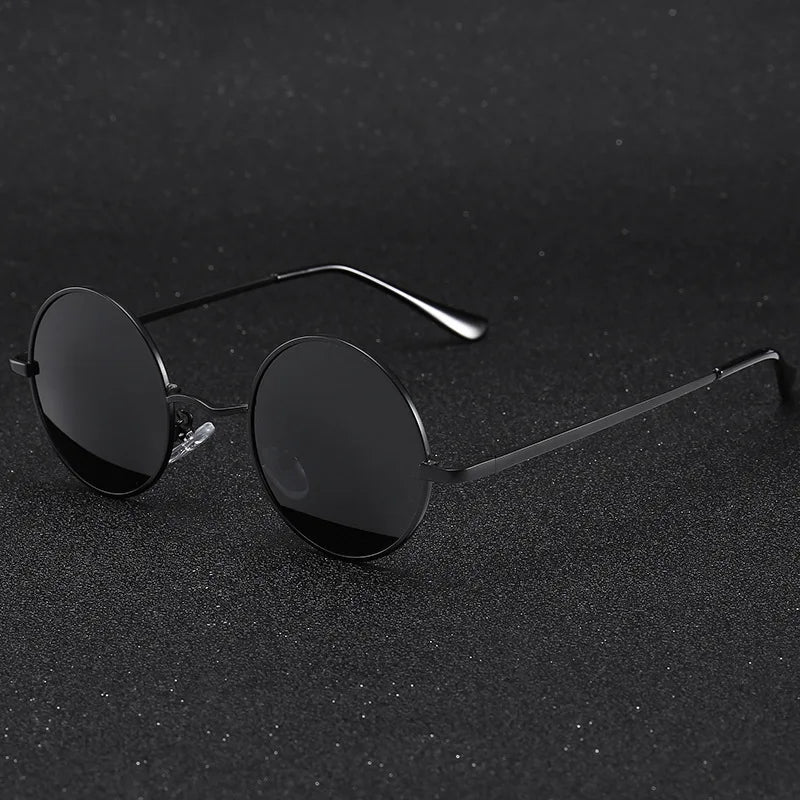 Round Polarized Retro Sunglasses