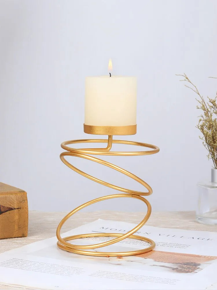 OpulentCircle Luxury Candle Holder