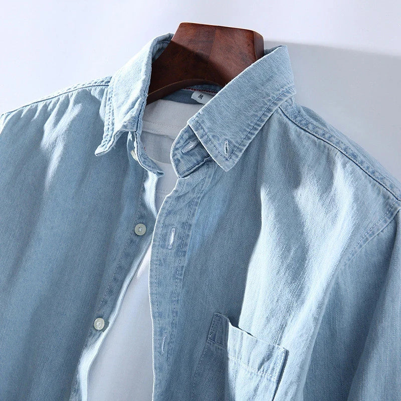 Men's Casual Denim Shirt