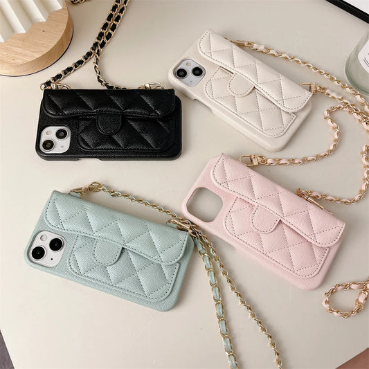 Chic Leather Quilted “Handbag” iPhone Case