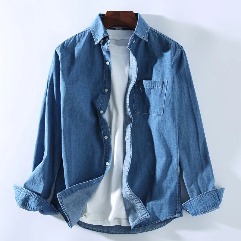 Men's Casual Denim Shirt