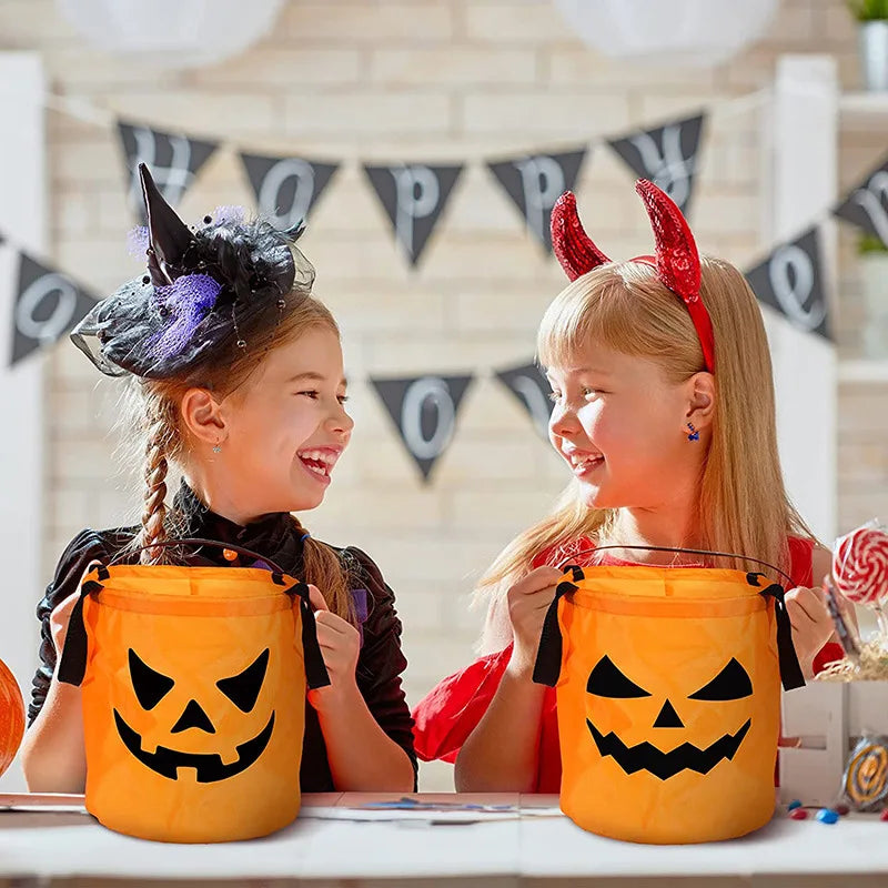 Spooky Glow LED Trick-or-Treat Buckets