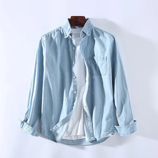 Men's Casual Denim Shirt