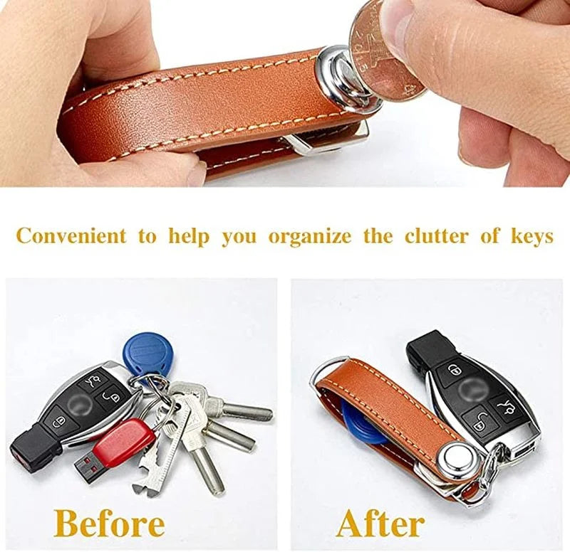 KeyGuard Leather Key Holder