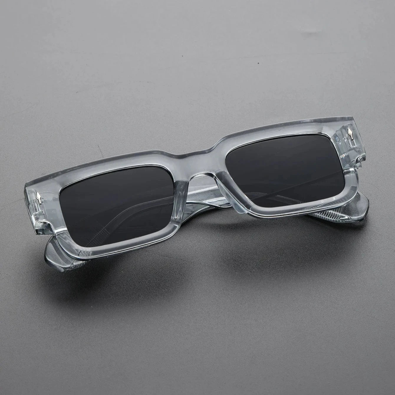 48mm Plaque Rectangular Sunglasses